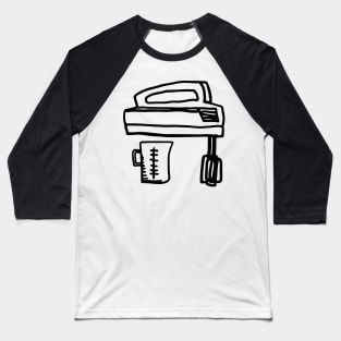 Retro Hand Mixer Baseball T-Shirt